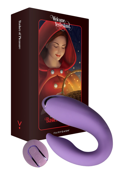 Вібратор для пар Pleasureberry Violet FairyGasm