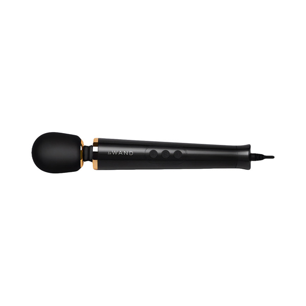 Masażer Do Ciała Le Wand Powerful Petite Plug In Black le WAND