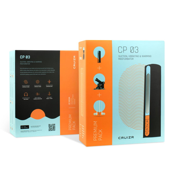 Cp03 Deluxe Vibrating & Sucking Masturbator Cruizr