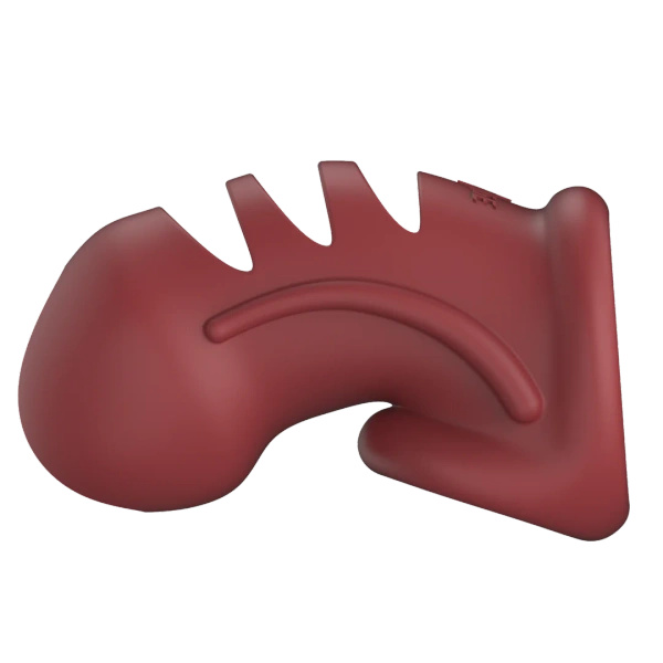 Model 28 Ultra Soft Silicone Chastity Cage Red ManCage