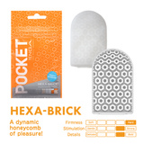Мастурбатор Pocket Stroker Hexa-Brick Tenga