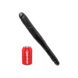 King Cock 16" Tapered Double Dildo Black