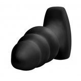 Wibrujący Korek Analny Model I Rippled Rimmer Plug With Remote Rimmers