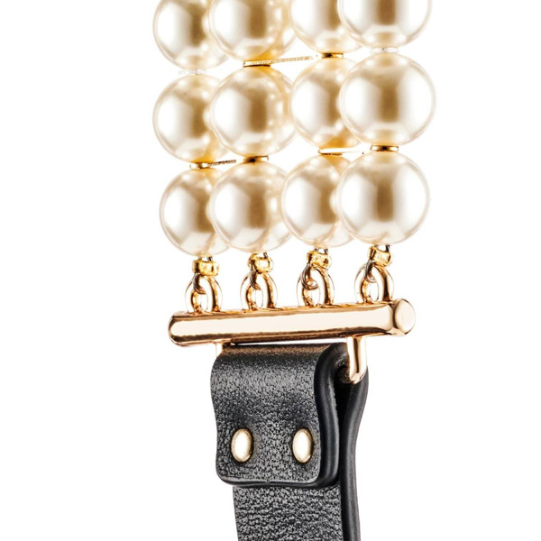 BDSM Luminious Pearl Leash And Collar Guilty Pleasure 
