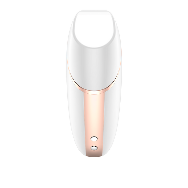 Стимулятор клітора з додатком Love Triangle White Satisfyer