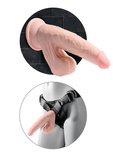 Dildo Z Przyssawką 3D Cock Swinging Balls 9 Inch King Cock