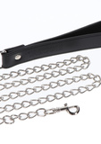 Нашийник З Повідцем Elegant Collar And Chain Leash Black Taboom