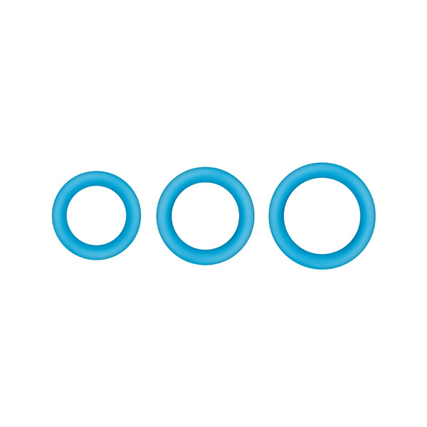 Pierścień Erekcyjny Firefly Halo Cockring Blue Large NS Novelties