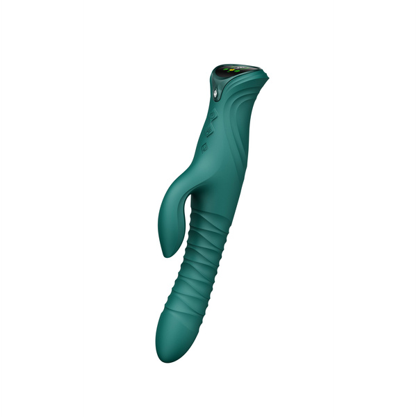 Вібратор кролик Mose 2 Turquoise Green Zalo