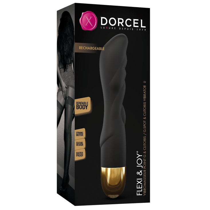 Elastyczny wibrator Marc Dorcel Flexi & Joy Black