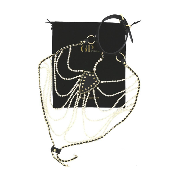 Нашийник з перлами BDSM Pearl Pleasure Collar Guilty Pleasure