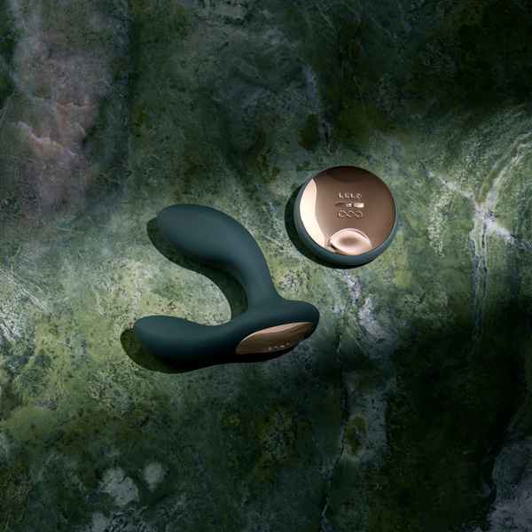 Masażer Prostaty Hugo 2 Remote Green Lelo