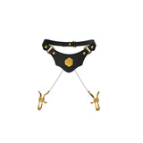 Obroża Collar With Pulling Nipple Clamps UPKO