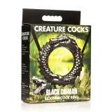 Black Caiman Silicone Cock Ring Creature Cocks