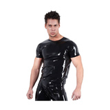 Латексна чоловіча футболка T-Shirt black S LateX
