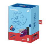 Wibrator dla par Satisfyer Double Fun Violet