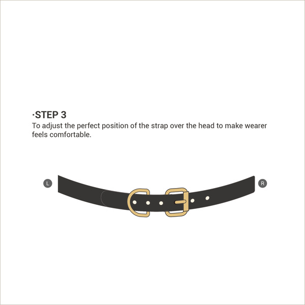Upko Invisible Mouth Gag Black Straps
