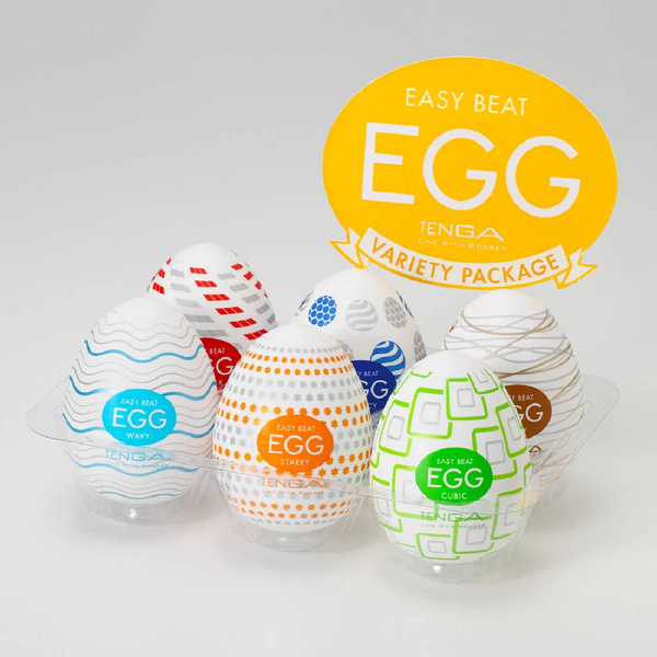 Набір з 6 мастурбаторів Egg Variety Pack Standard Tenga