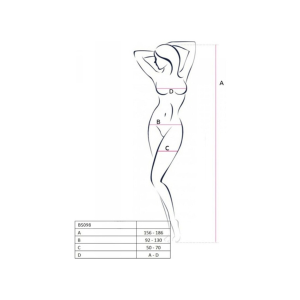 Bodystocking BS098 Black Passion