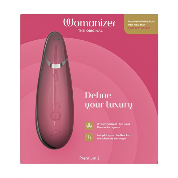 Стимулятор клітора Premium 2 Raspberry Womanizer