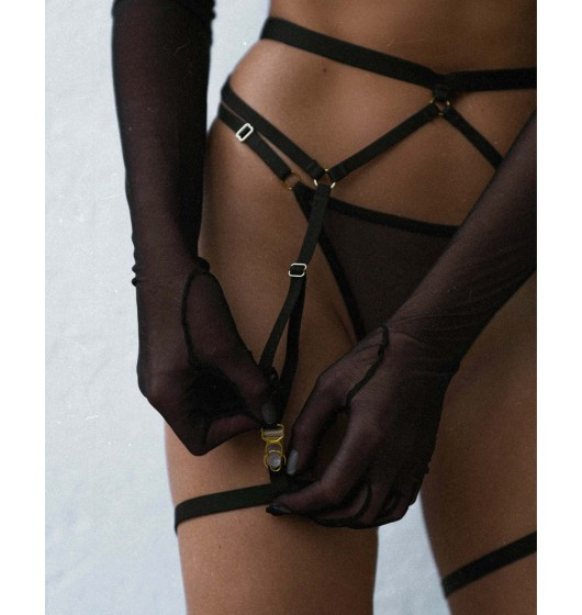 Ginny чорні стрінги L/Xl Promees