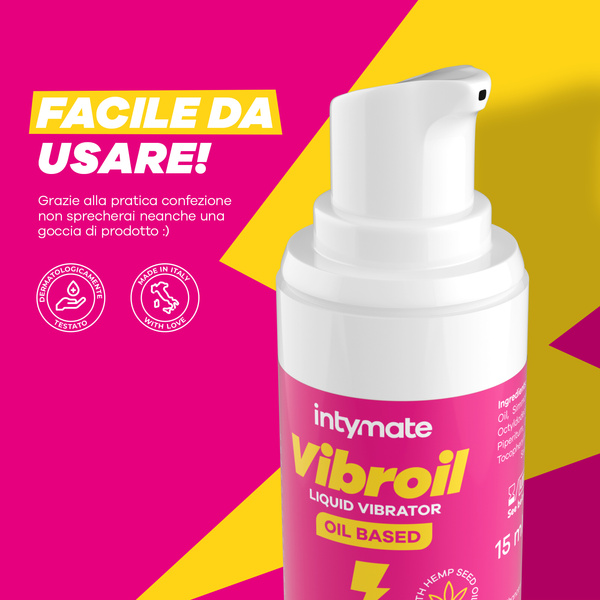 Рідкий вібратор Intymate Vibroil 15 мл IntimateLine