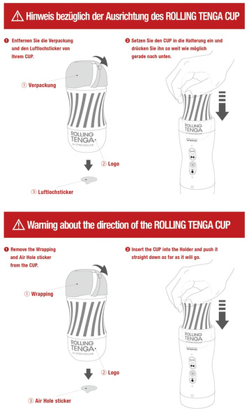 Masturbator Gyro Roller Cup Strong Tenga