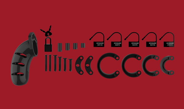 Модель Цнотливості 03 Чорний Пас Цнотливості Man Cage