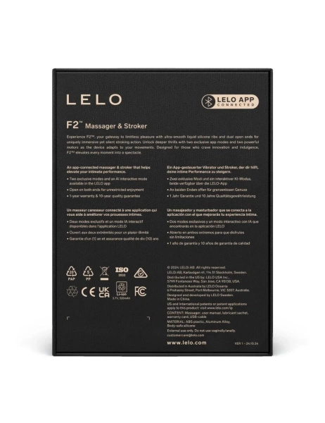 Lelo trenażer masturbator sterowany aplikacją F2S™ Red