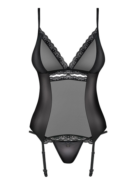 868-COR-1 black corset L/XL