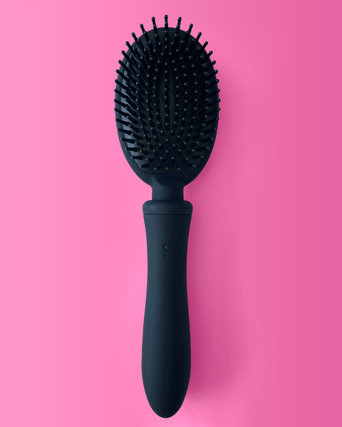 Вібруюча щітка для волосся Vibrating Brush Black Vibraliss