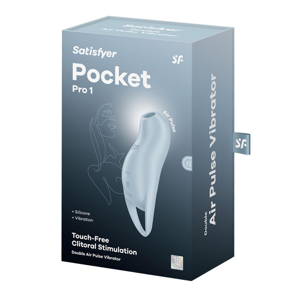 Stymulator łechtaczki Pocket Pro 1 blue Satisfyer 