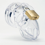 Poliwęglanowy Pas Cnoty Mr Stubb Chastity Cage Clear CB-X
