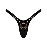 Упряжка Leatherette Harness Fabulous Black Glossy Strap-On-Me