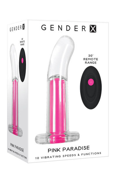Вібратор Анальний Pink Paradise Gender X
