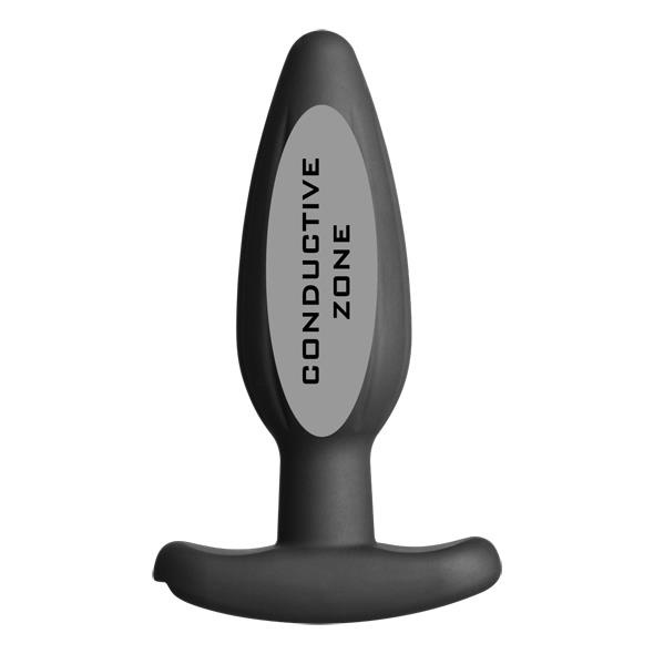 ElectraStim Silicone Noir Rocker Butt Plug Medium