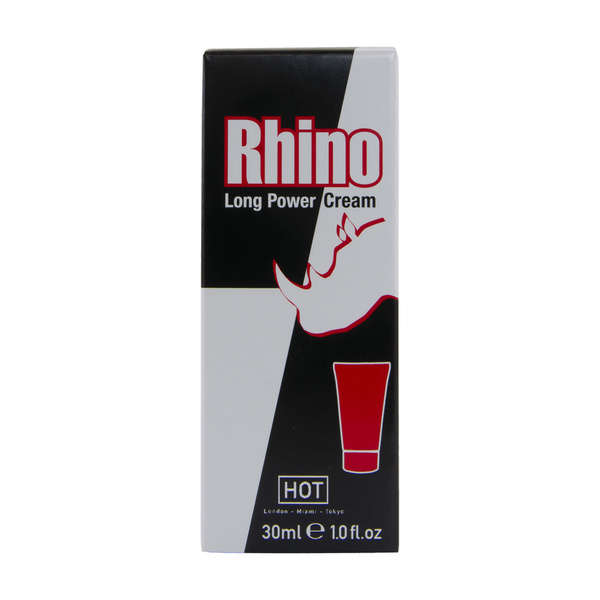 Крем для затримки Rhino Long Power Cream 30ml Hot