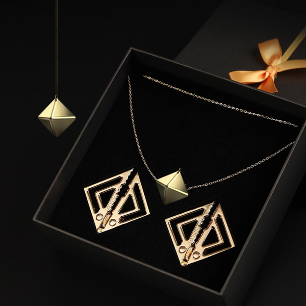 Zaciski Adjustable Nipple Clamps With Heavy Pendant Gold LOCKINK