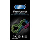 Prezerwatywy Lateksowe Przedłużające Stosunek Performa 12 Szt Durex