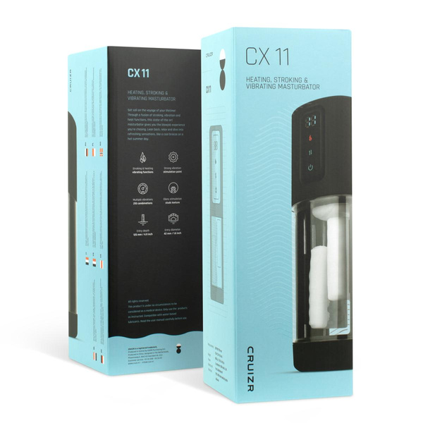 Cx11 Heating, Stroking & Vibrating Masturbator Cruizr