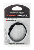 Perfect Fit Speed Shift Cock Ring regulowany pierścień erekcyjny czarny