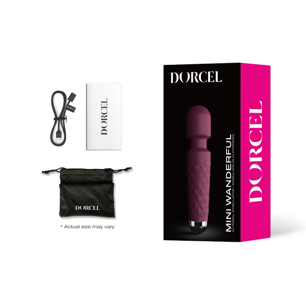 Mini Wanderful Plum Wand Vibrator Dorcel