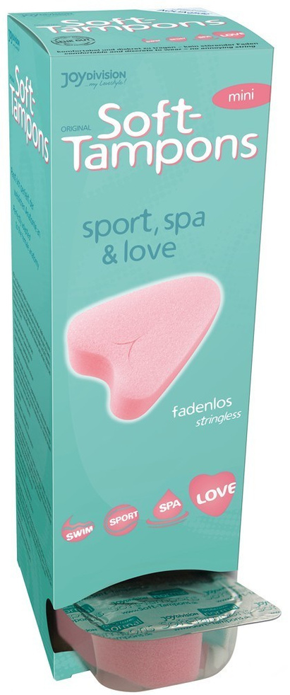 Tampony bez sznurka JoyDivision Soft Tampons Mini 10 sztuk