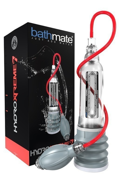 Zestaw Z Pompką Wodna Do Powiększania Penisa Hydroxtreme7 Crystal Clear Bathmate