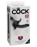  Dildo 23Cm King Cock Strap On Harness 9" Cock Pipedream