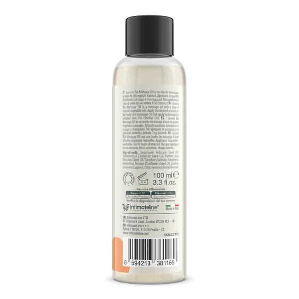 Olejek Do Masażu Luxuria Bio Oil Exotic Island 100 Ml IntimateLine