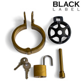 Pas cnoty Weenie Locker Chastity Cage Black/Gold Black Label 