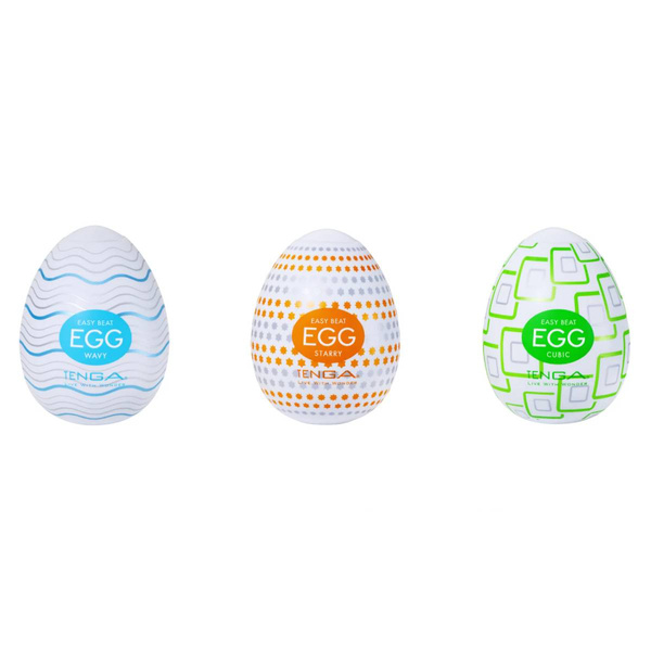 Набір з 3 мастурбаторів Egg Standard 3 Pack 1 Tenga