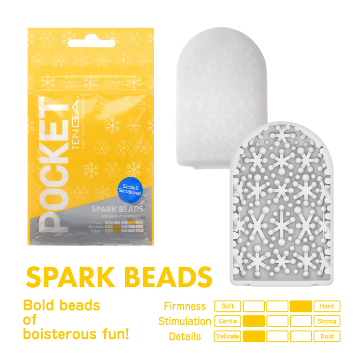 Tenga - Pocket Stroker Spark Beads