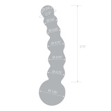 Кулькове Скляне Ділдо Для Стимуляції Точки G Curved S Beaded Dildo Glas